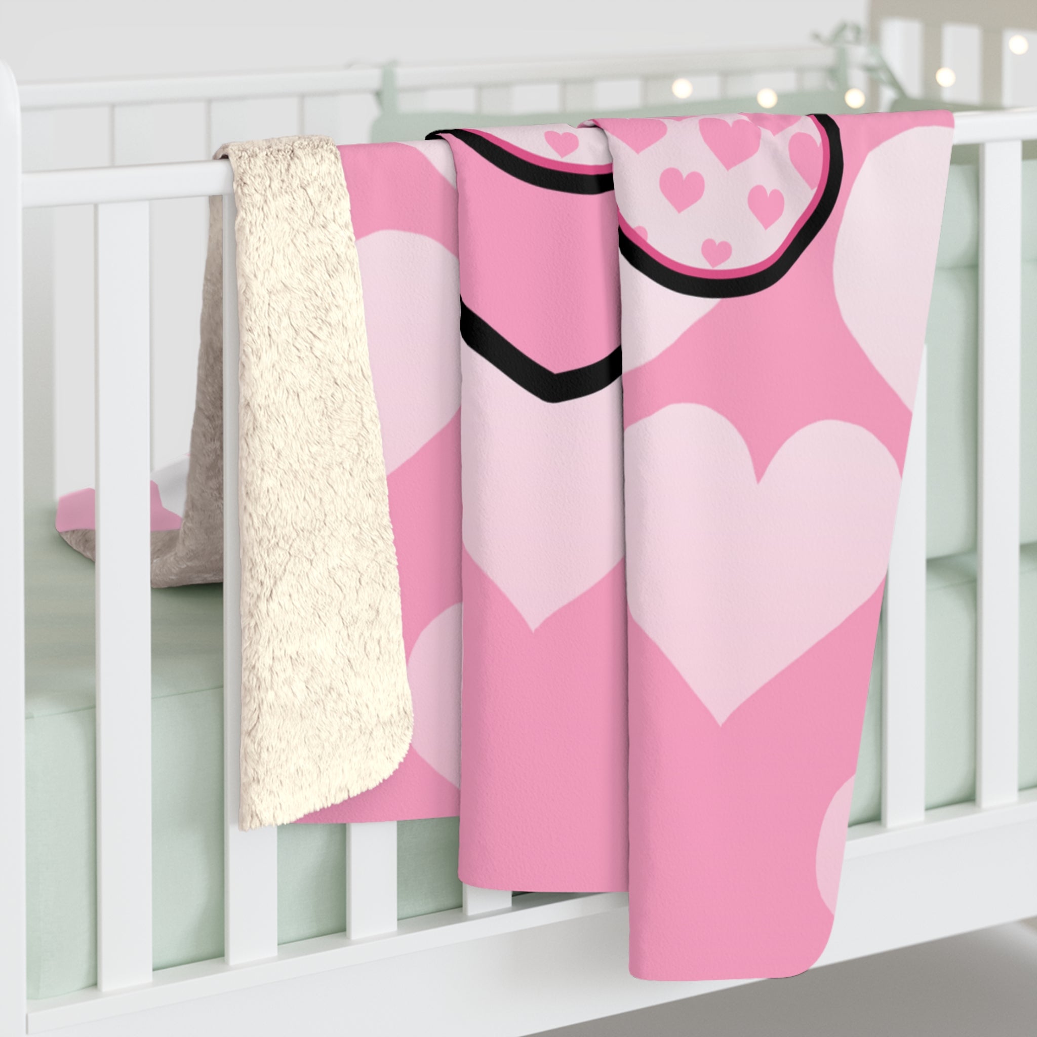 Jesus is my Valentine (PINK) Sherpa Blanket