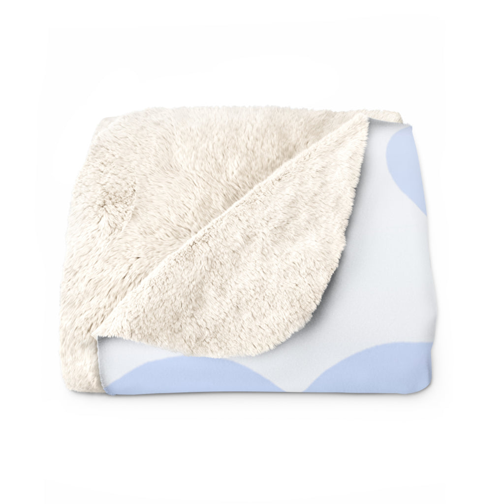 Jesus is my Valentine (BLUE) Sherpa Blanket