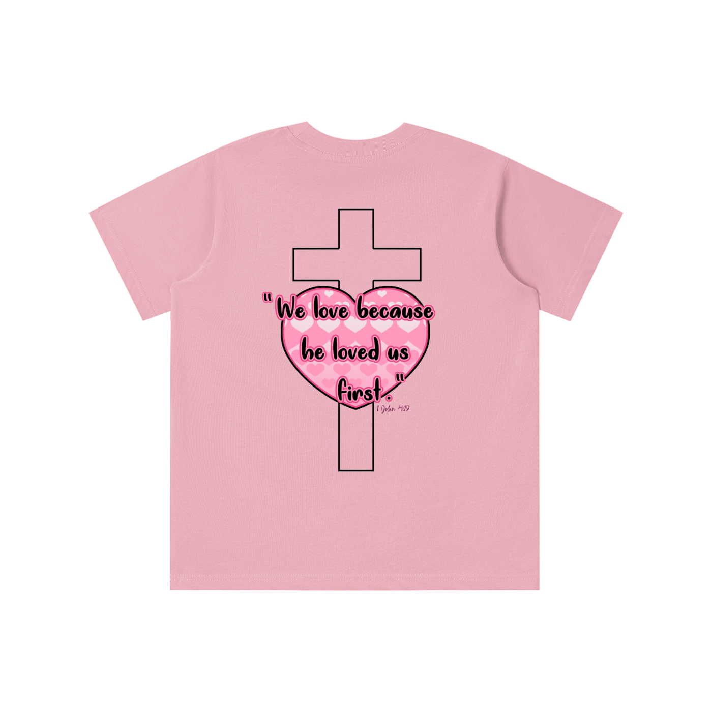 Jesus is my Valentine (PINK) Kid's T-Shirt