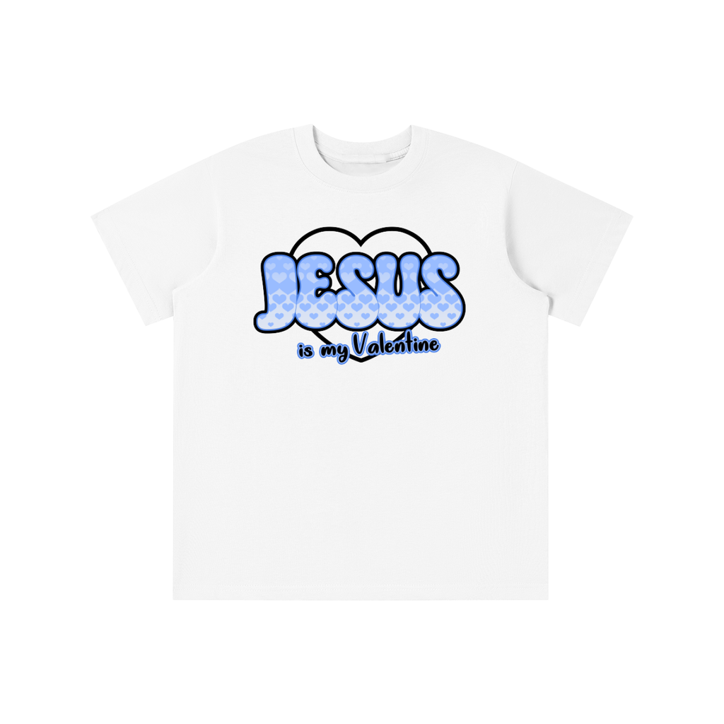 Jesus is my Valentine (BLUE) Kid's T-Shirt