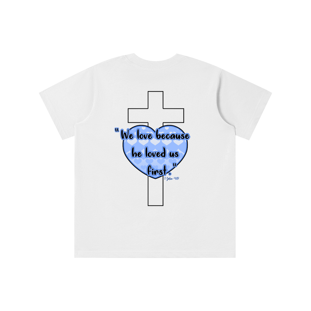 Jesus is my Valentine (BLUE) Kid's T-Shirt