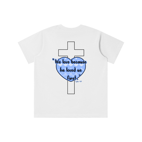 Jesus is my Valentine (BLUE) Kid's T-Shirt