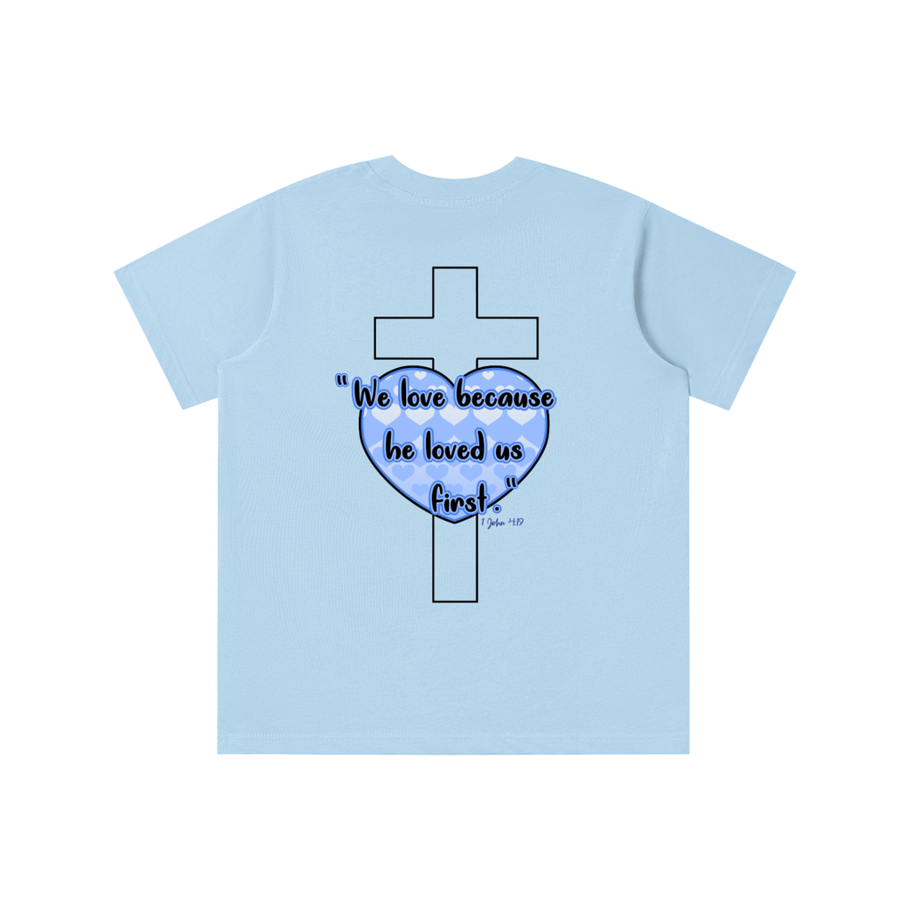 Jesus is my Valentine (BLUE) Kid's T-Shirt