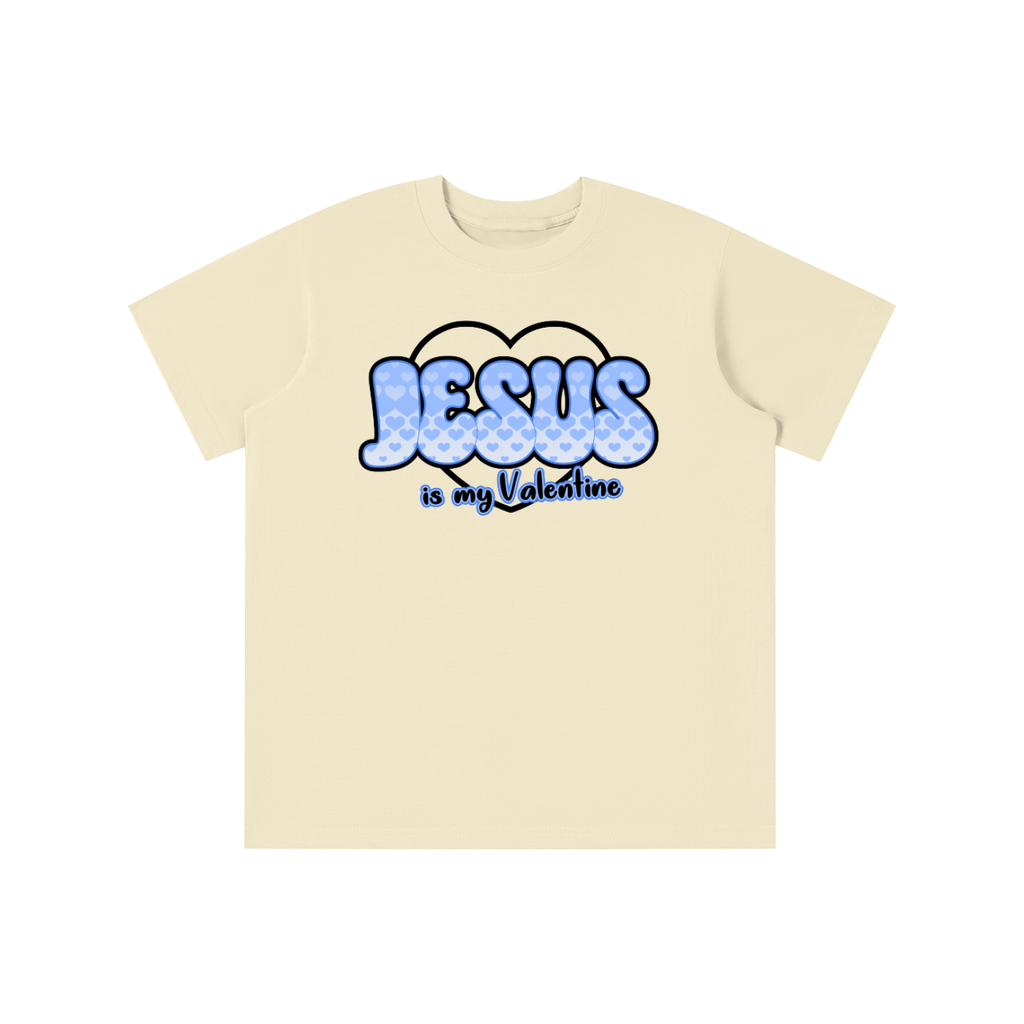 Jesus is my Valentine (BLUE) Kid's T-Shirt