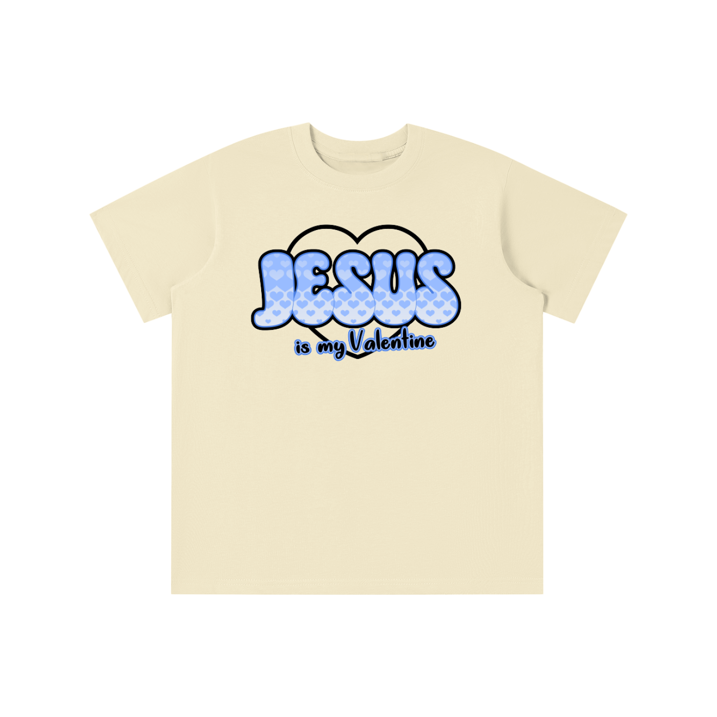Jesus is my Valentine (BLUE) Kid's T-Shirt