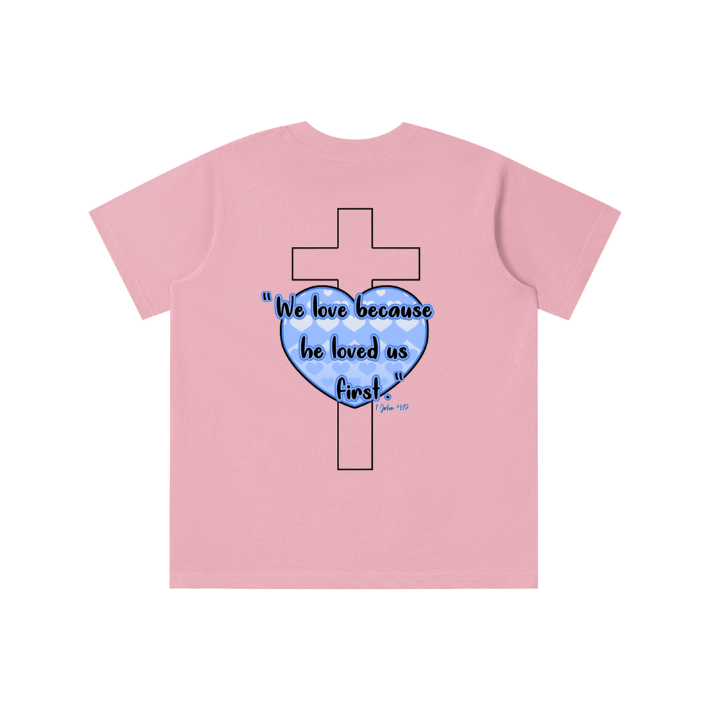 Jesus is my Valentine (BLUE) Kid's T-Shirt