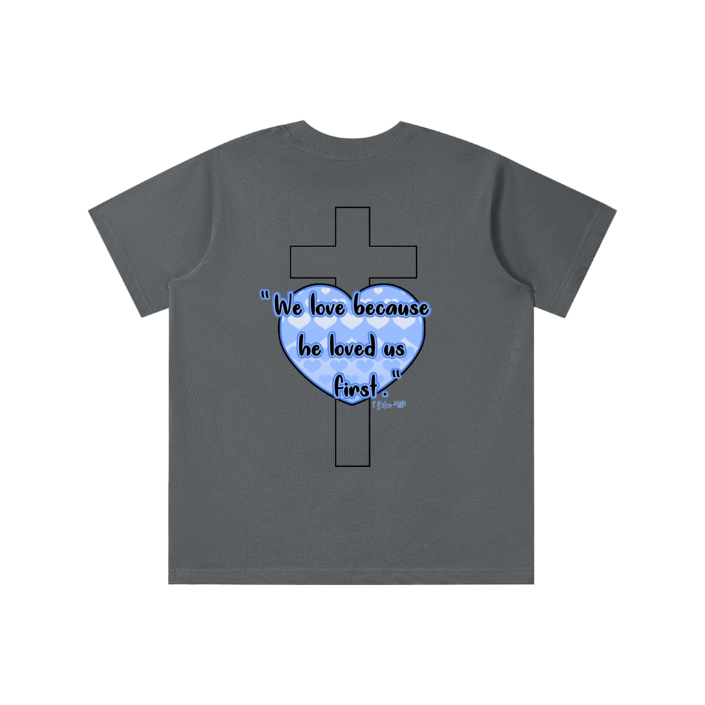 Jesus is my Valentine (BLUE) Kid's T-Shirt