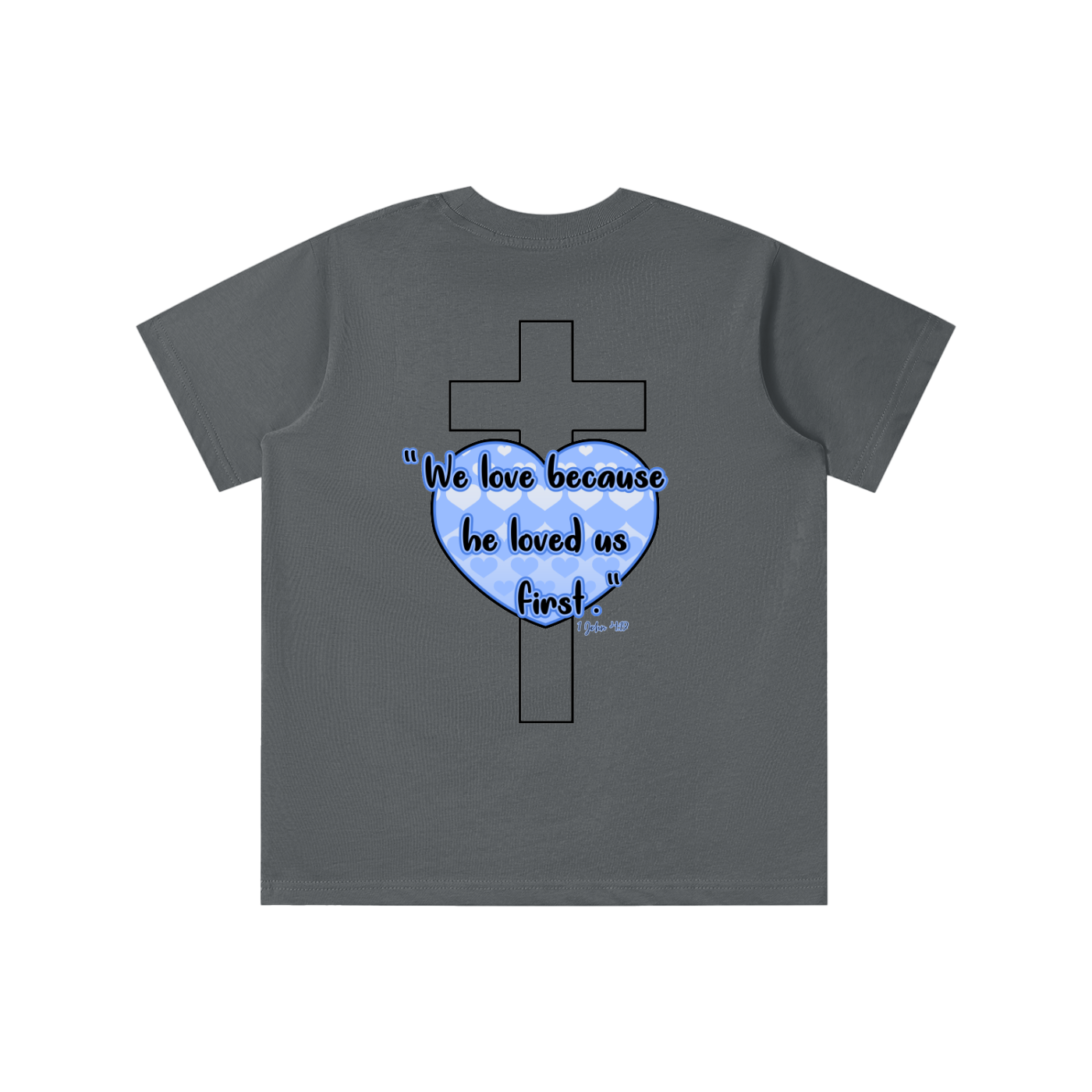 Jesus is my Valentine (BLUE) Kid's T-Shirt