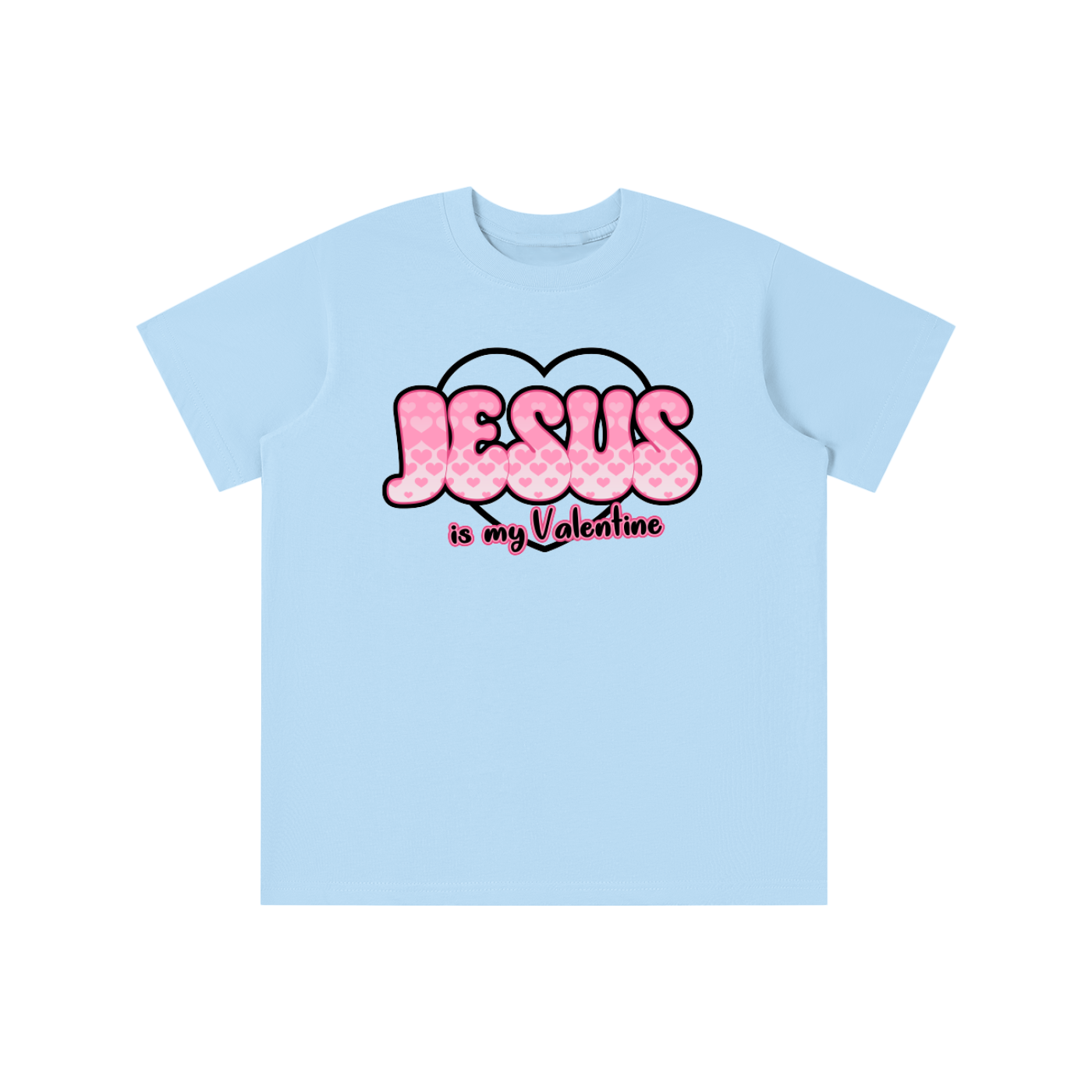 Jesus is my Valentine (PINK) Kid's T-Shirt