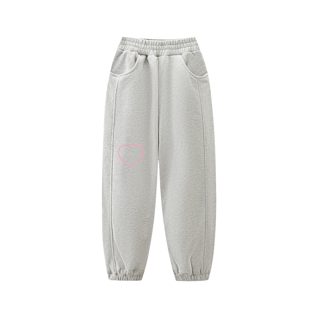 The Little Heart of Grace (PINK) Kids' Fleece Sweatpants