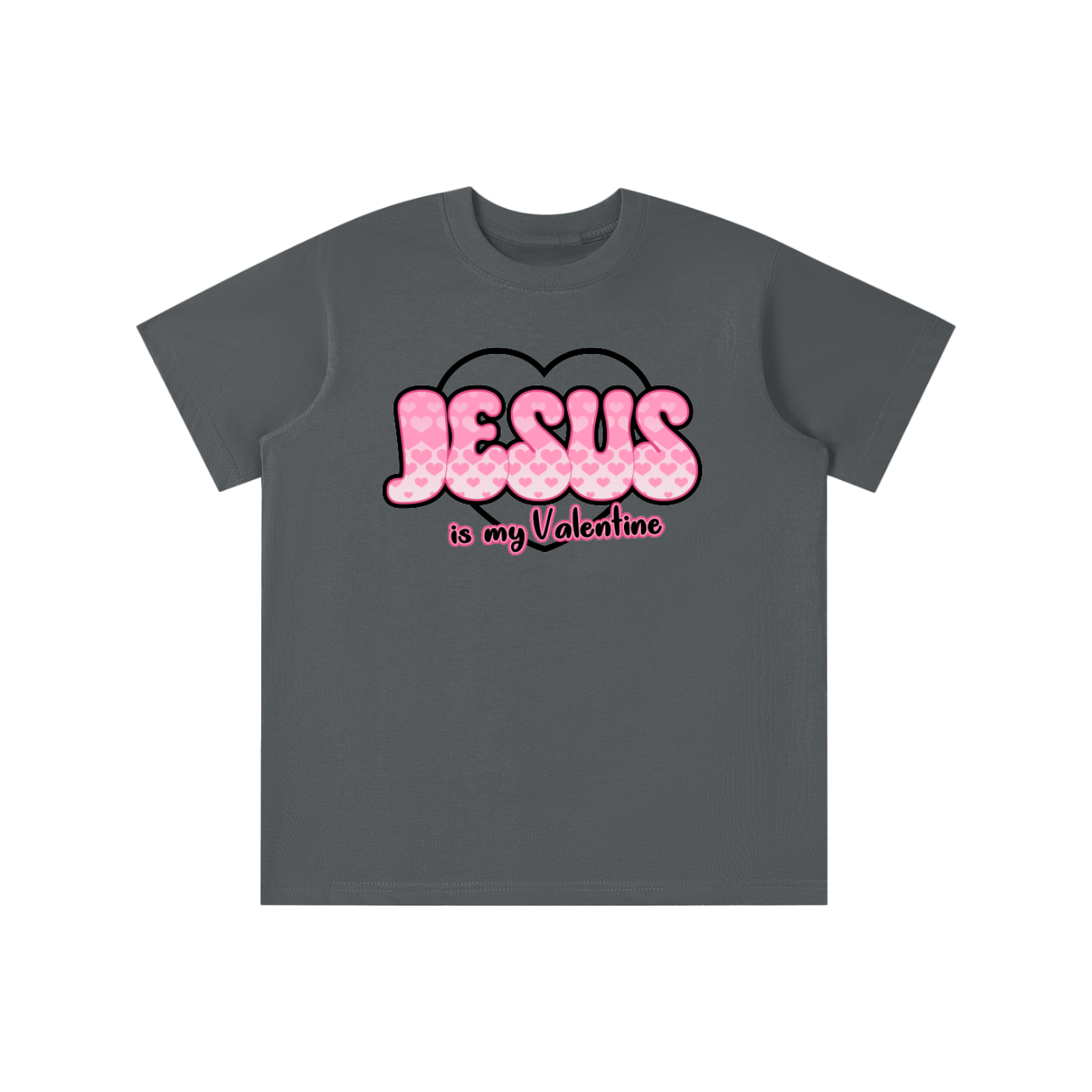Jesus is my Valentine (PINK) Kid's T-Shirt