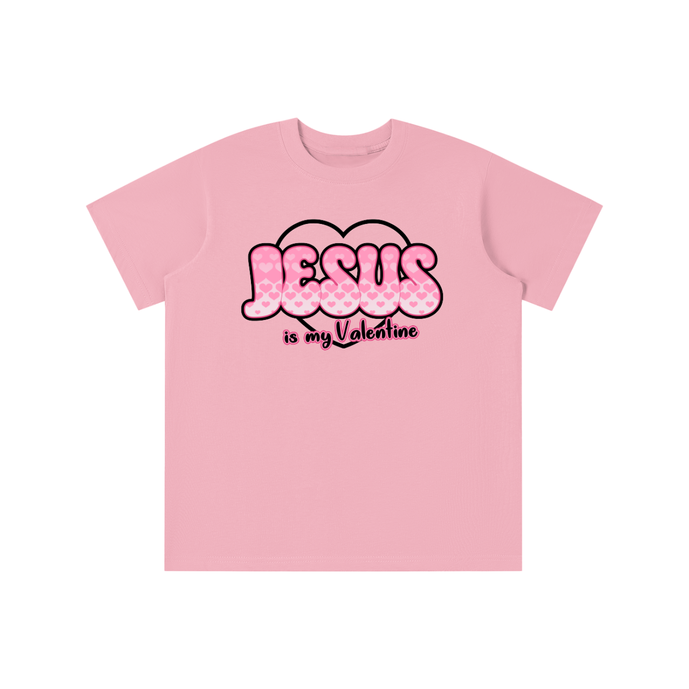 Jesus is my Valentine (PINK) Kid's T-Shirt